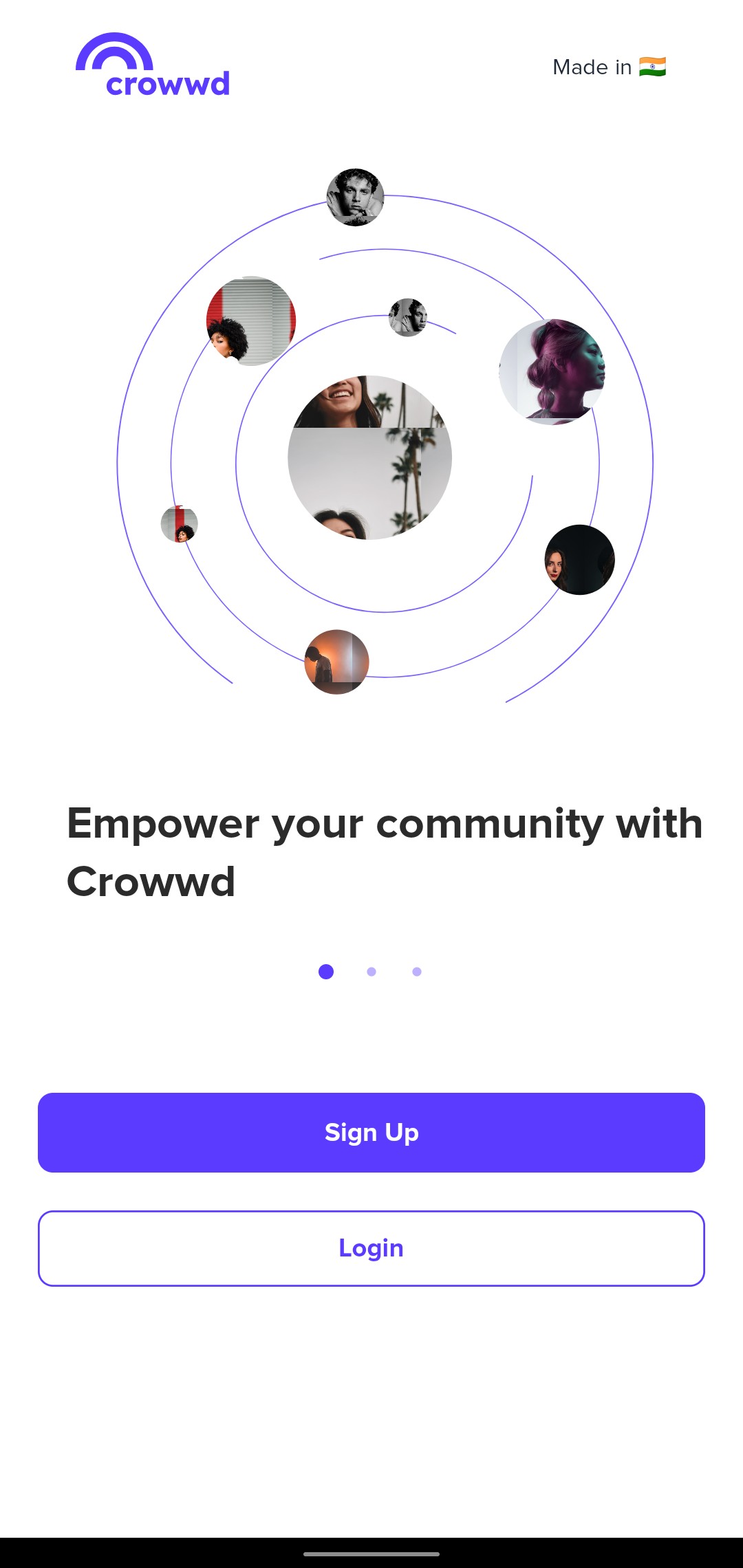 Crowwd signup