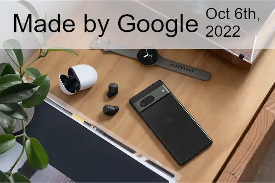 Google announces “Made By Google” launch event on October 6, 2022