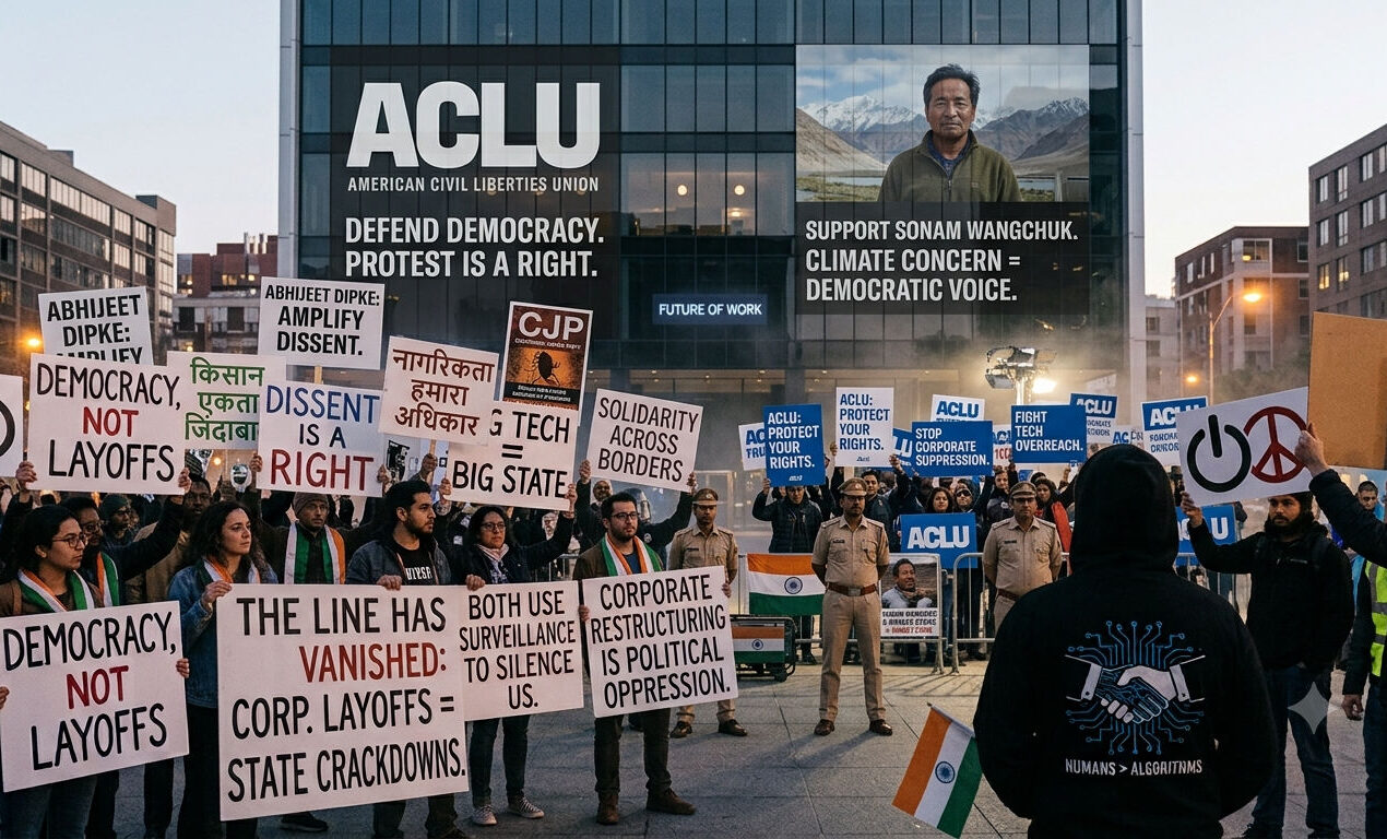 Blurring line between Tech layoffs and democratic crackdowns